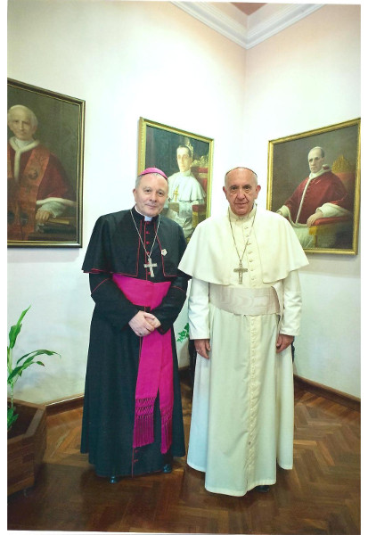 papa francesco e mons Eliseo